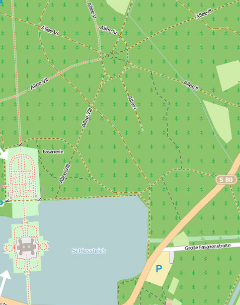 Jagdstern mit den 8 Alleen